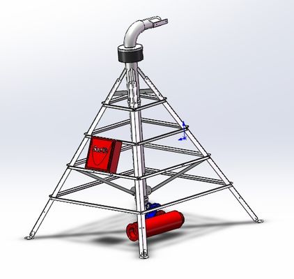 Center Pivot Irrigation System for Sale for Round Plots Rice Mini Center Pivot Irrigation System Parts for 40ha Farmland